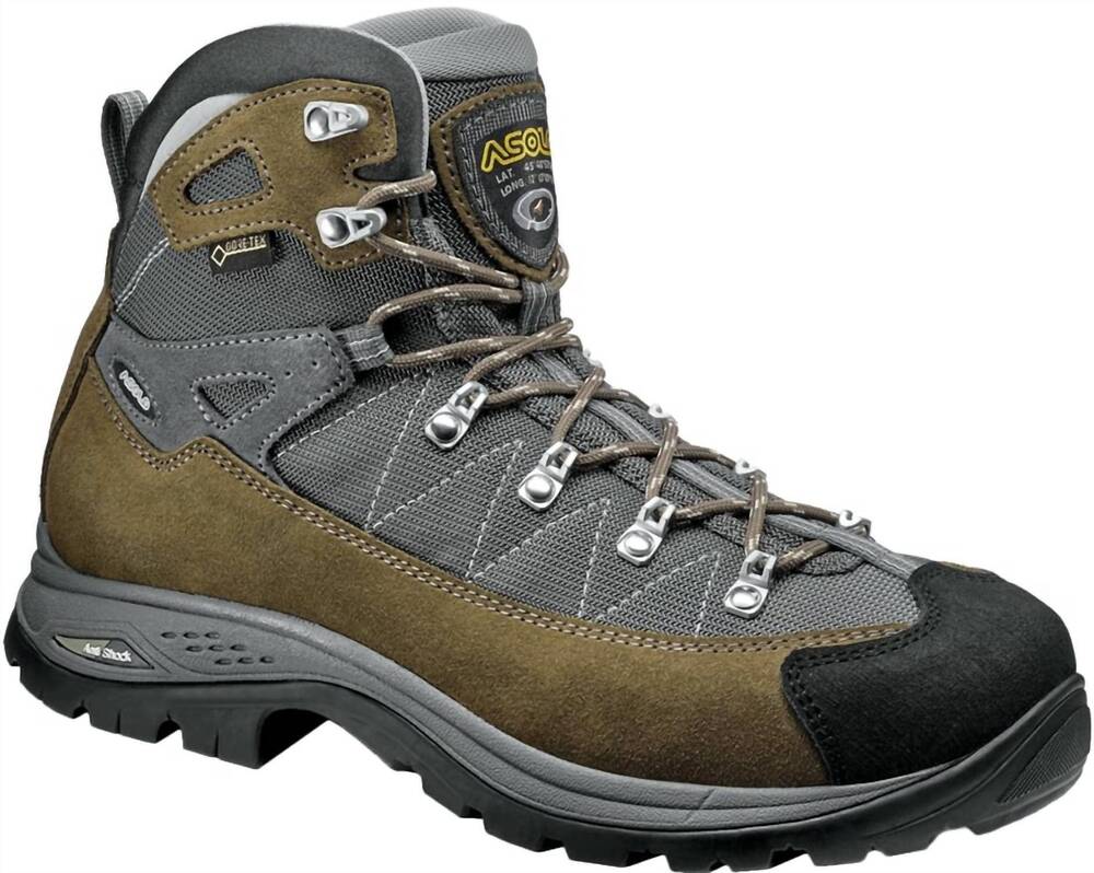 NEW ASOLO men's finder gv hiking boots in truffle/stone